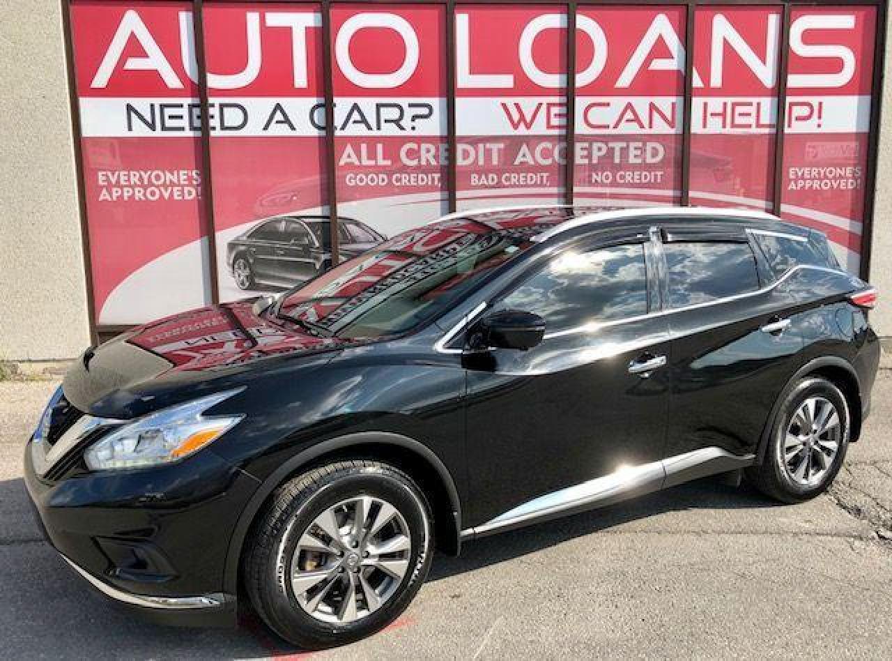 <p>***EASY FINANCE APPROVALS*** LOW LOW LOW KMS! NO ACCIDENTS! LEATHER-NAVI-AWD-PANO ROOF-BACK UP CAM AND MORE! LOVE AT FIRST SIGHT! VEHICLE IS LIKE NEW! QUALITY ALL AROUND VEHICLE. THE 2016 NISSAN MURANO IS LOADED WITH NEW FEATURES AND STYLING AND AN EMPHASIS ON SIMPLICITY AND FUNCTIONALITY THAT MAKE IT ONE OF A KIND. GREAT MID-SIZE SUV FOR SMALL FAMILY OR STUDENT. ABSOLUTELY FLAWLESS, SMOOTH, SPORTY RIDE AND GREAT ON GAS! MECHANICALLY A+ DEPENDABLE, RELIABLE, COMFORTABLE, CLEAN INSIDE AND OUT. POWERFUL YET FUEL EFFICIENT ENGINE. HANDLES VERY WELL WHEN DRIVING.</p><p> </p><p>****Make this yours today BECAUSE YOU DESERVE IT****</p><p> </p><p>WE HAVE SKILLED AND KNOWLEDGEABLE SALES STAFF WITH MANY YEARS OF EXPERIENCE SATISFYING ALL OUR CUSTOMERS NEEDS. THEYLL WORK WITH YOU TO FIND THE RIGHT VEHICLE AND AT THE RIGHT PRICE YOU CAN AFFORD. WE GUARANTEE YOU WILL HAVE A PLEASANT SHOPPING EXPERIENCE THAT IS FUN, INFORMATIVE, HASSLE FREE AND NEVER HIGH PRESSURED. PLEASE DONT HESITATE TO GIVE US A CALL OR VISIT OUR INDOOR SHOWROOM TODAY! WERE HERE TO SERVE YOU!!</p><p> </p><p>***Financing***</p><p> </p><p>We offer amazing financing options. Our Financing specialists can get you INSTANTLY approved for a car loan with the interest rates as low as 3.99% and $0 down (O.A.C). Additional financing fees may apply. Auto Financing is our specialty. Our experts are proud to say 100% APPLICATIONS ACCEPTED, FINANCE ANY CAR, ANY CREDIT, EVEN NO CREDIT! Its FREE TO APPLY and Our process is fast & easy. We can often get YOU AN approval and deliver your NEW car the SAME DAY.</p><p> </p><p>***Price***</p><p> </p><p>FRONTIER FINE CARS is known to be one of the most competitive dealerships within the Greater Toronto Area providing high quality vehicles at low price points. Prices are subject to change without notice. All prices are price of the vehicle plus HST & Licensing. ***Trade*** Have a trade? Well take it! We offer free appraisals for our valued clients that would like to trade in their old unit in for a new one.</p><p> </p><p>***About us***</p><p> </p><p>Frontier fine cars, offers a huge selection of vehicles in an immaculate INDOOR showroom. Our goal is to provide our customers WITH quality vehicles AT EXCELLENT prices with IMPECCABLE customer service. Not only do we sell vehicles, we always sell peace of mind!</p><p> </p><p>Buy with confidence and call today 416-759-2277 or email us to book a test drive now! frontierfinecars@hotmail.com Located @ 1261 Kennedy Rd Unit a in Scarborough</p><p> </p><p>***NO REASONABLE OFFERS REFUSED***</p><p> </p><p>Thank you for your consideration & we look forward to putting you in your next vehicle! Serving used cars Toronto, Scarborough, Pickering, Ajax, Oshawa, Whitby, Markham, Richmond Hill, Vaughn, Woodbridge, Mississauga, Trenton, Peterborough, Lindsay, Bowmanville, Oakville, Stouffville, Uxbridge, Sudbury, Thunder Bay,Timmins, Sault Ste. Marie, London, Kitchener, Brampton, Cambridge, Georgetown, St Catherines, Bolton, Orangeville, Hamilton, North York, Etobicoke, Kingston, Barrie, North Bay, Huntsville, Orillia</p>