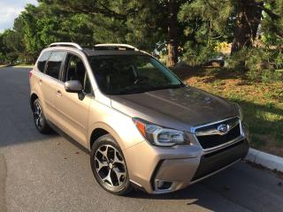 <p><em><strong>YES,.....ONLY 70,594 KMS! LOCAL ONTARIO VEHICLE! SENIOR OWNER / NON-SMOKER! NO CLAIMS!!! TOP OF THE LINE MODEL!!</strong></em><br /><br /><em><strong>2015 SUBARU FORESTER XT 2.0 LIMITED - FULLY EQUIPPED*** GPS/NAVIGATION, PANORAMIC GLASS MOON ROOF,LEATHER POWER HEATED SEATS, HARMON KARDON STEREO, PWR. TAILGATE</strong></em><em style=font-size: 1em;><strong>, BACK UP CAMERA*** </strong></em></p><p><br />ONLY 70,594 KMS. NOT A MISPRINT!!!</p><p><br />FULLY LOADED!! GPS-NAVIGATION, BACK-UP CAMERA, HARMON KARDON PREMIUM SOUND SYSTEM, LEATHER INTERIOR - HEATED POWER SEATS, HUGE POWER GLASS PANORAMIC MOONROOF,  4 CYLINDER/2.0 LITRE ENGINE, ALL-WHEEL DRIVE, KEYLESS ENTRY, DUAL CLIMATE CONTROL. ALLOYS WHEELS, CRUISE CONTROL, PW, PM, PS, PB, ABS,....TOO MANY OPTIONS TO LIST!!!</p><p><span style=text-decoration: underline;><em><strong>THE ALL-IN SELLING PRICE INCLUDES ALL OF THE FOLLOWING LISTED BELOW:</strong></em></span></p><p>*****<a href=https://vhr.carfax.ca/main?id=sP9XiaHl03m5Uu78nqpkgxMHWy7rHHRO target=_blank rel=noopener>VEHICLE HISTORY REPORT - CLICK HERE</a> -CLEAN - NO INSURANCE CLAIMS!!</p><p>*****COMPLETE INTERIOR & EXTERIOR DETAIL (CLEAN-UP) INCLUDING EXTERIOR WAX/POLISH, INTERIOR LEATHER CONDITIONER, CARPETS SHAMPOO, WHEELS POLISHED, AND ENGINE DE-GREASE.</p><p>***YOU CERTIFY,......AND YOU SAVE $$$</p><p>PLEASE FEEL FREE TO BRING ALONG YOUR MECHANIC FOR HIM TO INSPECT, AND TEST DRIVE, THIS FORESTER PRIOR TO PURCHASE.</p><p>AT THIS PRICE, THIS VEHICLE IS BEING SOLD AS IS - AS TRADE IN (NOT CERTIFIED): “This vehicle is being sold “as is,” unfit, not e-tested and is not represented as being in road worthy condition, mechanically sound or maintained at any guaranteed level of quality. The vehicle may not be fit for use as a means of transportation and may require substantial repairs at the purchaser’s expense. It may not be possible to register the vehicle to be driven in its current condition.”</p><p> </p><p>SAFETY CERTIFICATION AND NATION-WIDE WARRANTY AVAILBLE FOR $795.00 PLUS HST.</p><p>ONLY HST, LICENCE FEE & OMVIC FEE ($10.00) ARE EXTRA.<br /><br />NO OTHER (HIDDEN) FEES EVER!<br /><br /><em><strong>PLEASE CALL 416-274-AUTO (2886) TO SCHEDULE AN APPOINTMENT AND TO ENSURE VEHICLE AVAILABILITY.</strong></em><br /><br /><em><strong>R</strong><strong>ICHSTONE FINE CARS INC.</strong></em><br /><em><strong>855 ALNESS STREET, UNIT 17</strong></em><br /><em><strong>TORONTO, ONTARIO</strong></em><br /><em><strong>M3J 2X3</strong></em></p><p><em><strong>416-274-AUTO (2886)</strong></em></p><p>WE ARE AN OMVIC CERTIFIED DEALER AND PROUD MEMBER OF THE UCDA.<br /><br /><em><strong>SERVING TORONTO/GTA & CANADA WIDE SALES SINCE 2000!!</strong></em><br /><br />WE CAN ASSIST OUT OF PROVINCE PURCHASERS, AS WELL.</p>