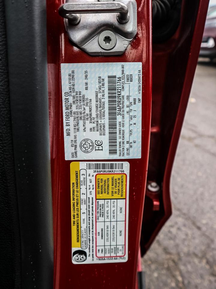 2019 Ford Fusion Hybrid HYBRID TITANIUM| LEATHER|ROOF|NAV| ADAPTIVE CRUISE Photo