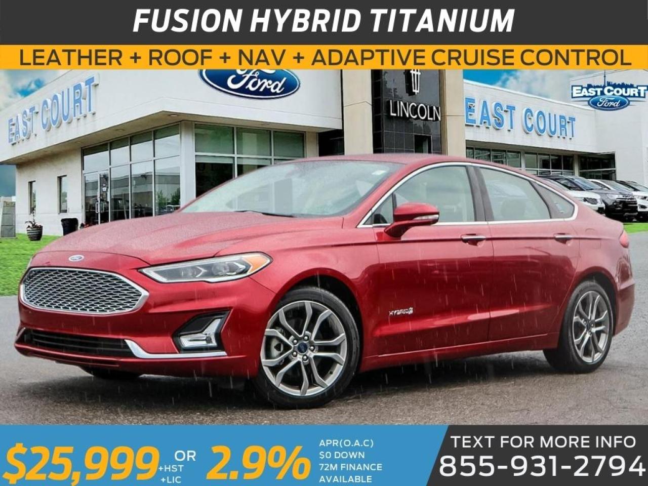 2019 Ford Fusion Hybrid HYBRID TITANIUM| LEATHER|ROOF|NAV| ADAPTIVE CRUISE Photo0