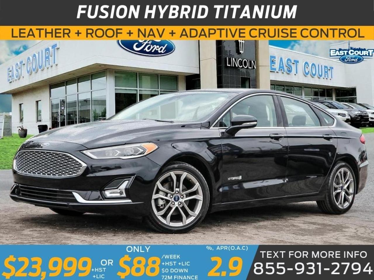 2019 Ford Fusion Hybrid HYBRID TITANIUM| LEATHER|ROOF|NAV| ADAPTIVE CRUISE Photo0