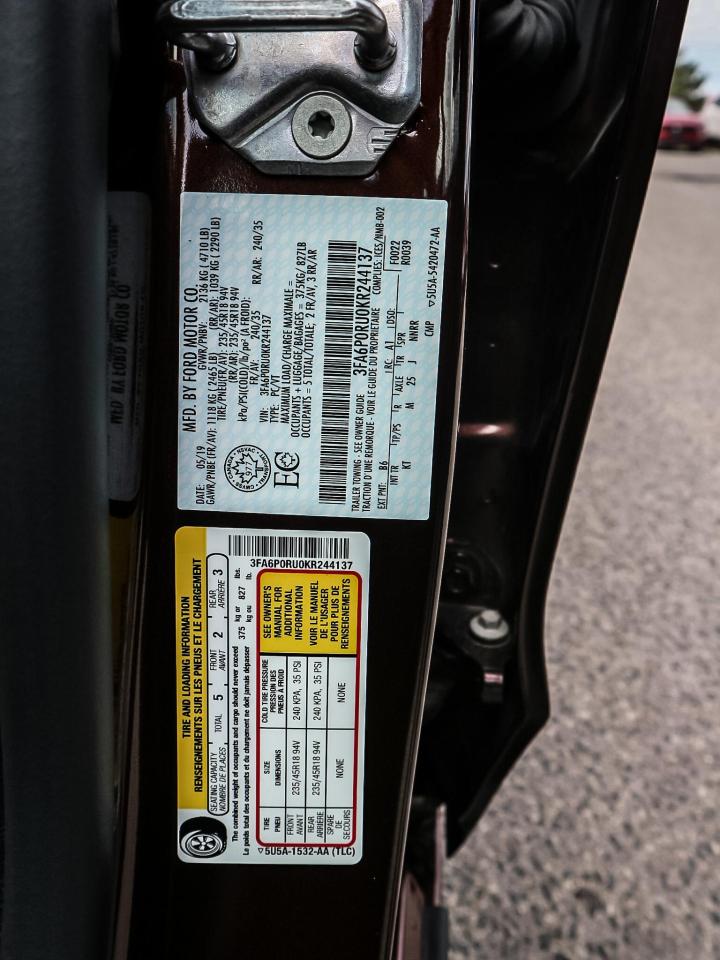 2019 Ford Fusion Hybrid HYBRID TITANIUM| LEATHER|ROOF|NAV| ADAPTIVE CRUISE Photo