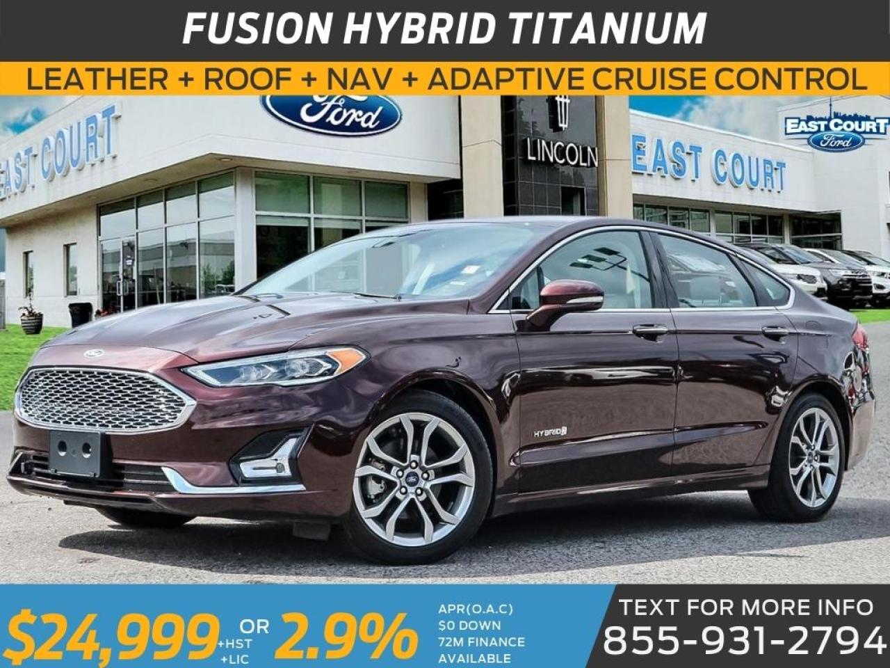 2019 Ford Fusion Hybrid HYBRID TITANIUM| LEATHER|ROOF|NAV| ADAPTIVE CRUISE Photo0