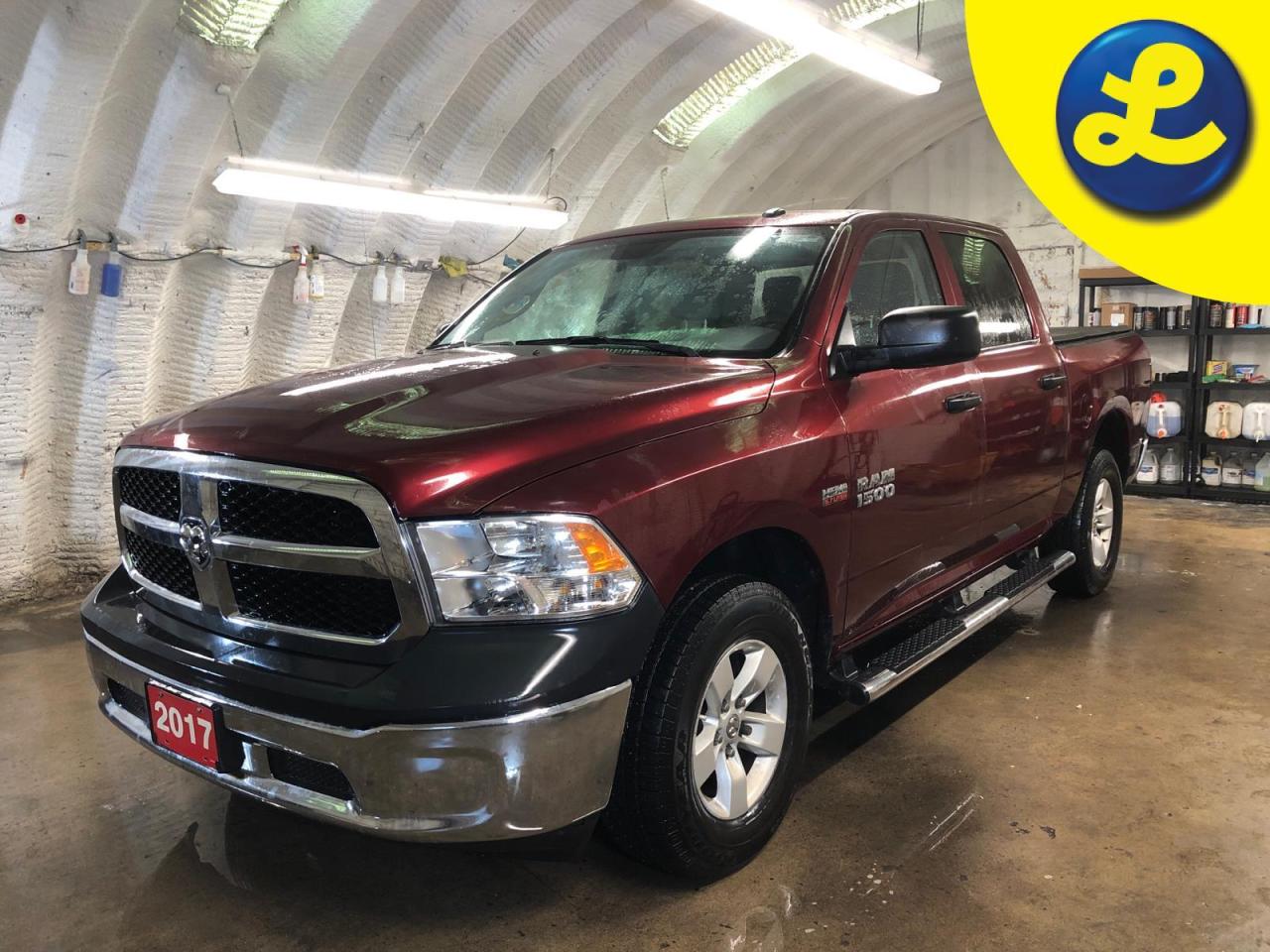 Used 2017 Ram 1500 Sxt Crew Cab 4x4 Hemi 6 Passenger Chrome Side Steps Tonneau Cover Line X Sprayed Tow Haul Mode With Trailer Brake Control Cruise