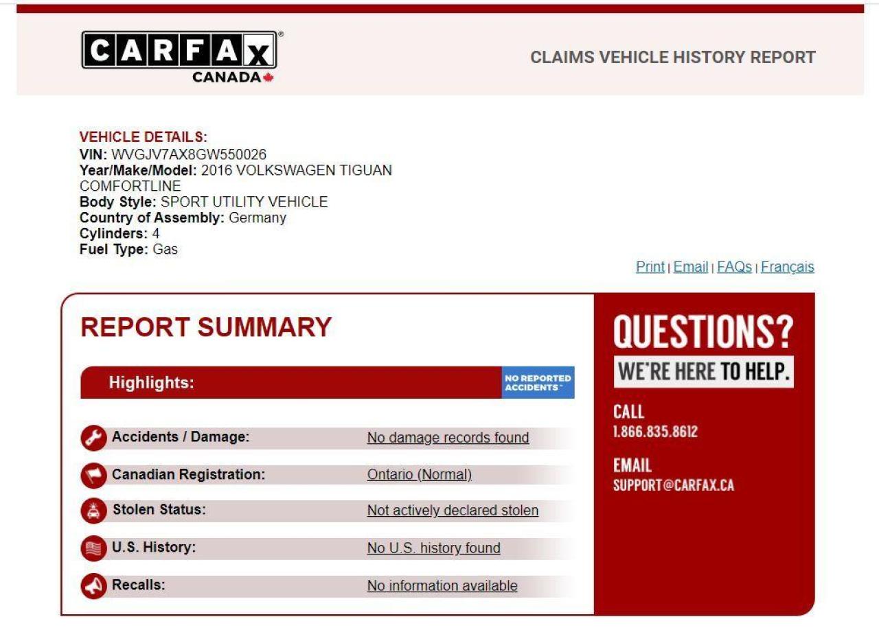 2016 Volkswagen Tiguan 4Motion AWD+GPS+CAM+Roof+Apple Play+Accident Free - Photo #12