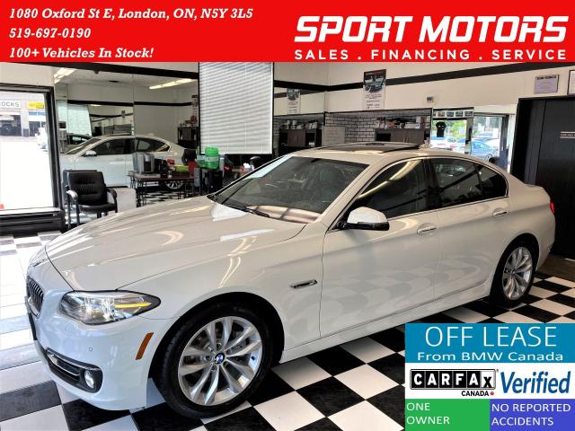 2016 BMW 5 Series 528i xDrive+GPS+Leather+New Brakes+Accident Free Photo1