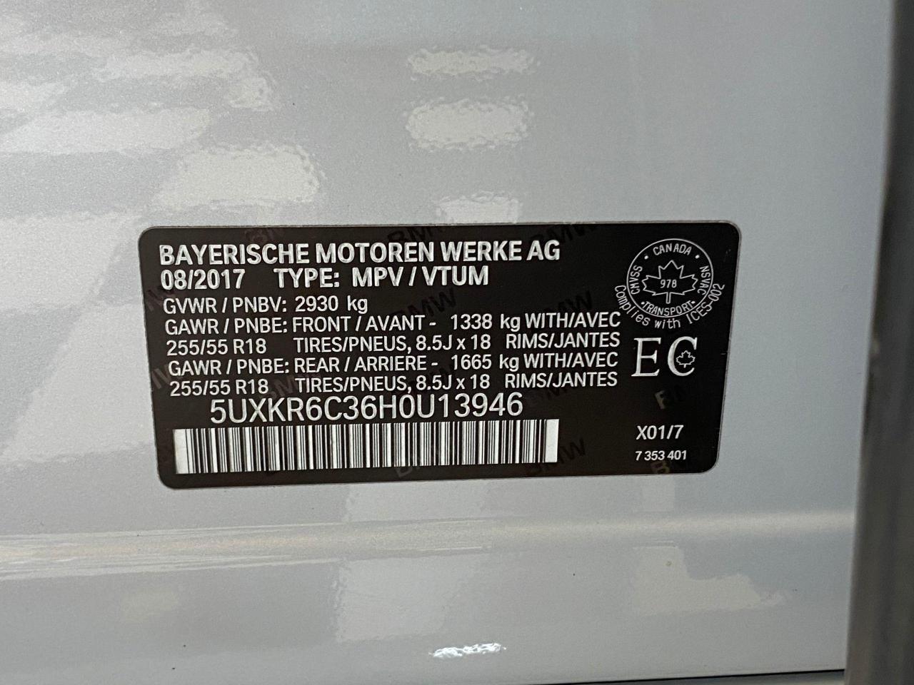 2017 BMW X5 xDrive50i 4.4L V8 M-PKG+Cooled Seats+ACCIDENT FREE - Photo #44