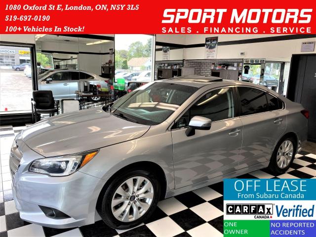 2017 Subaru Legacy 2.5i w/Touring AWD+Roof+Blind Spot+Accident Free