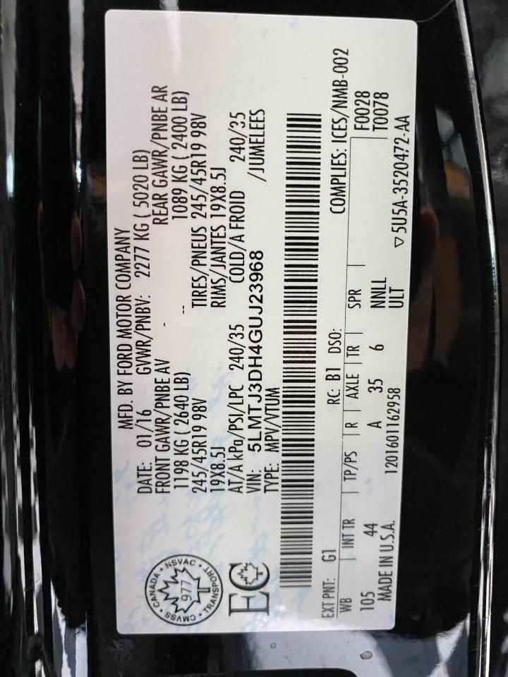 2016 Lincoln MKC Reserve+Cooled Seats+Lane Assist+ACCIDENT FREE - Photo #43