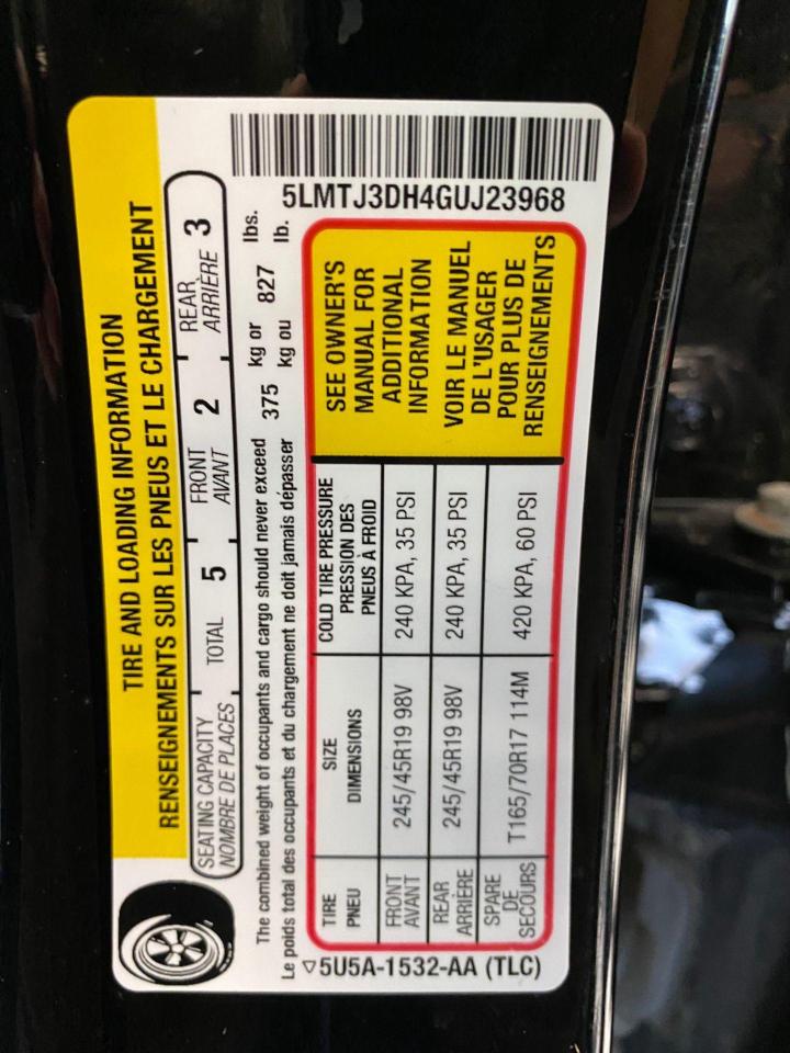2016 Lincoln MKC Reserve+Cooled Seats+Lane Assist+ACCIDENT FREE - Photo #44