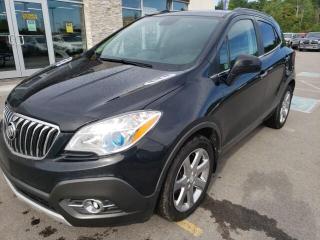 Treat yourself to a test drive in the 2013 Buick Encore! It just arrived on our lot, and surely wont be here long! This model accommodates 5 passengers comfortably, and provides features such as: an automatic dimming rear-view mirror, heated steering wheel, and more. It features an automatic transmission, all-wheel drive, and an efficient 4 cylinder engine. We know that you have high expectations, and we enjoy the challenge of meeting and exceeding them! Please dont hesitate to give us a call.