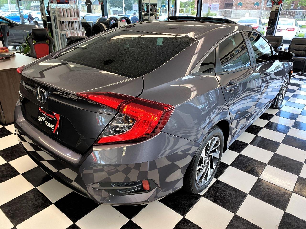 2017 Honda Civic EX+Adaptive Cruise+New Brakes+ROOF+ACCIDENT FREE - Photo #4