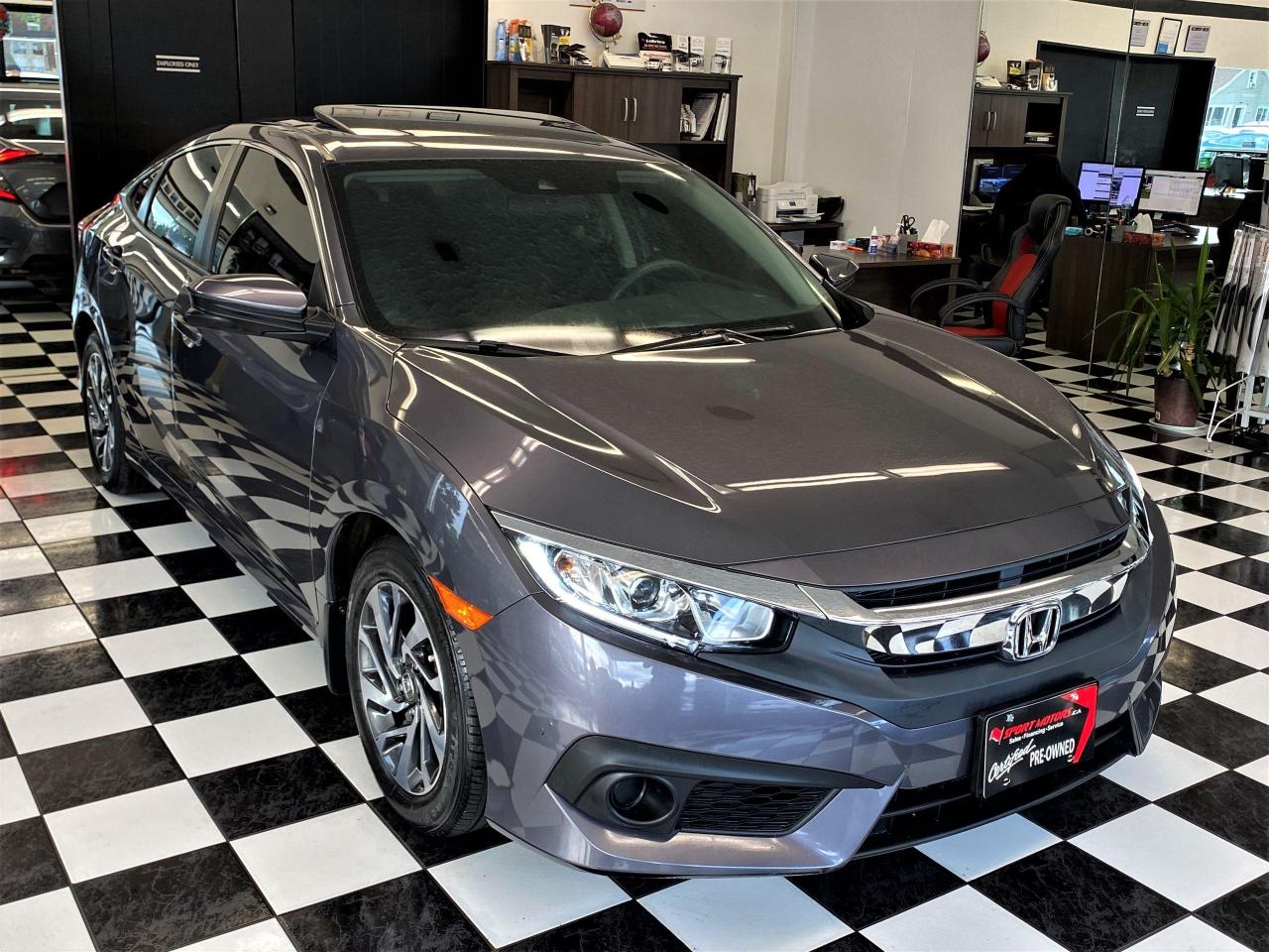 2017 Honda Civic EX+Adaptive Cruise+New Brakes+ROOF+ACCIDENT FREE - Photo #5