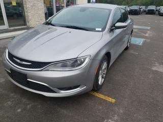 Hurry and take advantage now! Discerning drivers will appreciate the 2015 Chrysler 200! This vehicle stands out from the crowd, boasting a diverse range of features and remarkable value! Chrysler infused the interior with top shelf amenities, such as: front fog lights, tilt steering wheel, and a split folding rear seat. It features an automatic transmission, front-wheel drive, and a 2.4 liter 4 cylinder engine. We have the vehicle youve been searching for at a price you can afford. Please dont hesitate to give us a call.