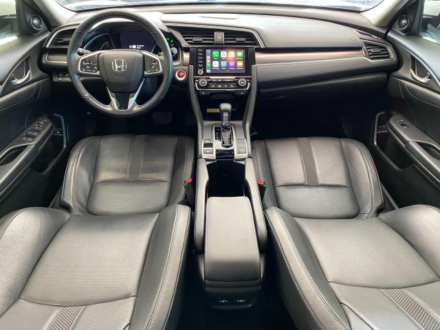 2019 Honda Civic Touring+Leather+Roof+Lane Keep+Apple+Accident Free Photo8