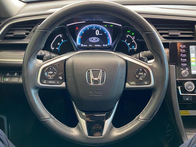 2019 Honda Civic Touring+Leather+Roof+Lane Keep+Apple+Accident Free Photo9