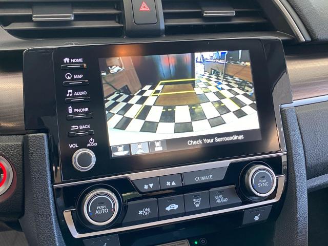 2019 Honda Civic Touring+Leather+Roof+Lane Keep+Apple+Accident Free Photo11