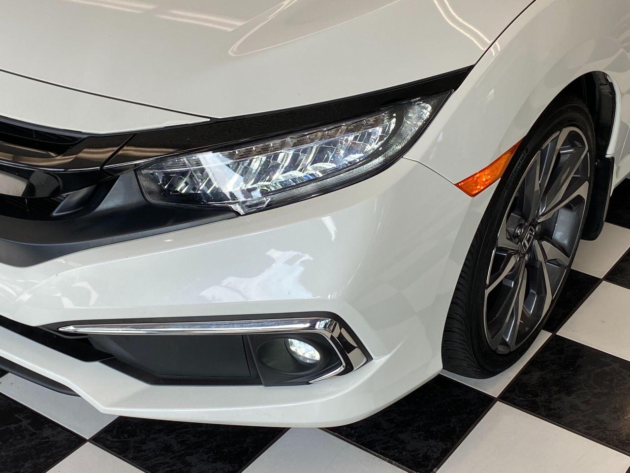 2019 Honda Civic Touring+Leather+Roof+Lane Keep+Apple+Accident Free - Photo #42