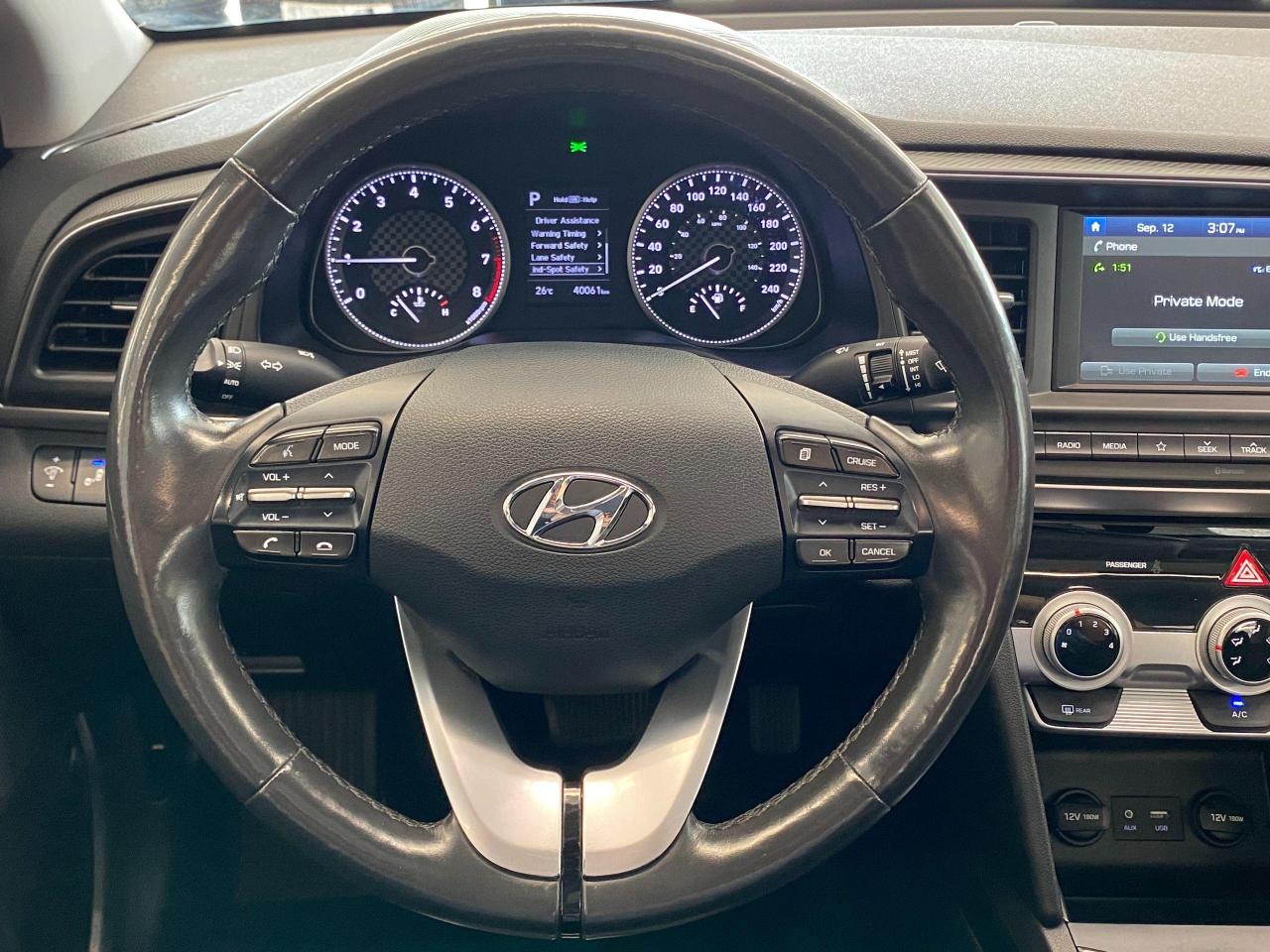 2019 Hyundai Elantra Preferred W/Sun & Safety PKG+Sunroof+ACCIDENT FREE - Photo #9