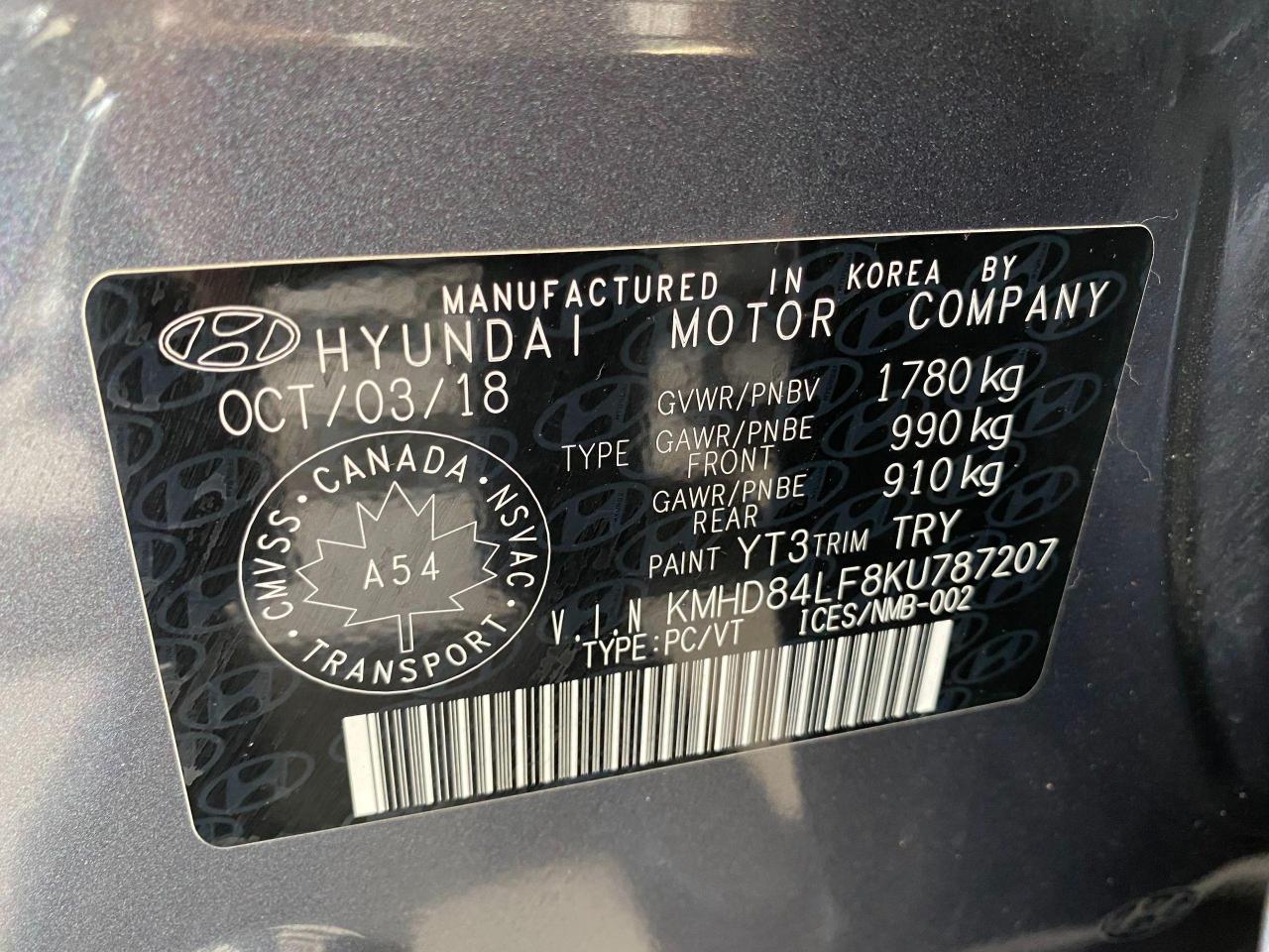 2019 Hyundai Elantra Preferred W/Sun & Safety PKG+Sunroof+ACCIDENT FREE - Photo #43