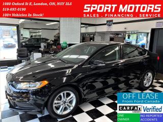 Used 2018 Ford Fusion SE TECH+Blind Spot+Lane Keep Assist+ACCIDENT FREE for sale in London, ON