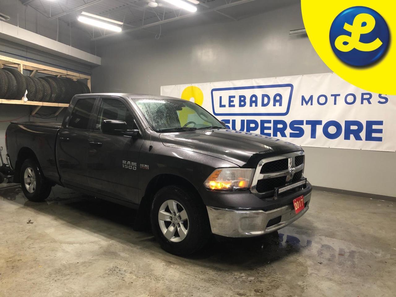 Used 2017 Ram 1500 Sxt 4x4 Quad Cab Hemi Plastic Bed Liner Tonneau Cover 30 Inch Led Front Light Bar Husky Front And Rear Heavy Duty Floor Mats