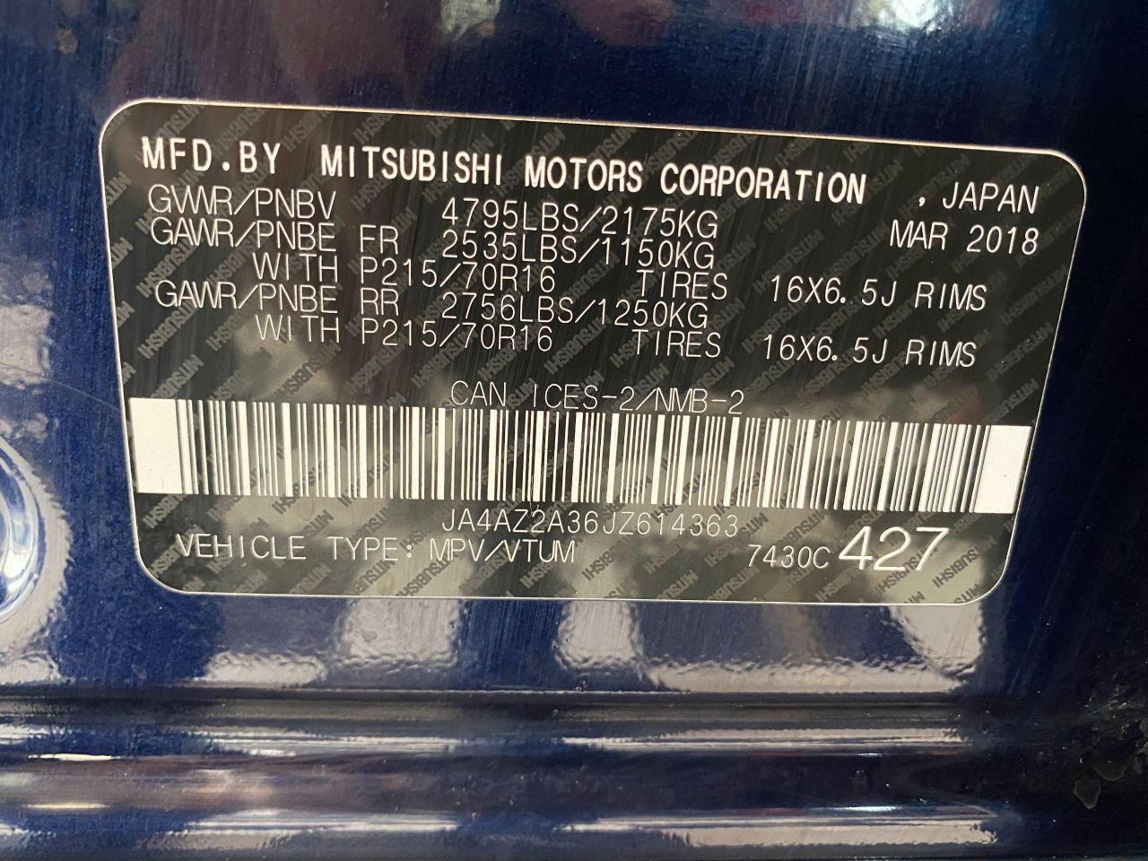 2018 Mitsubishi Outlander ES AWD+Apple Play+10 YEAR Warranty+ACCIDENT FREE - Photo #43