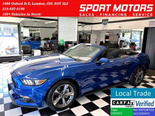 Used 2017 Ford Mustang 3.7L V6 Convertible+Camera+ACCIDENT FREE for sale in London, ON
