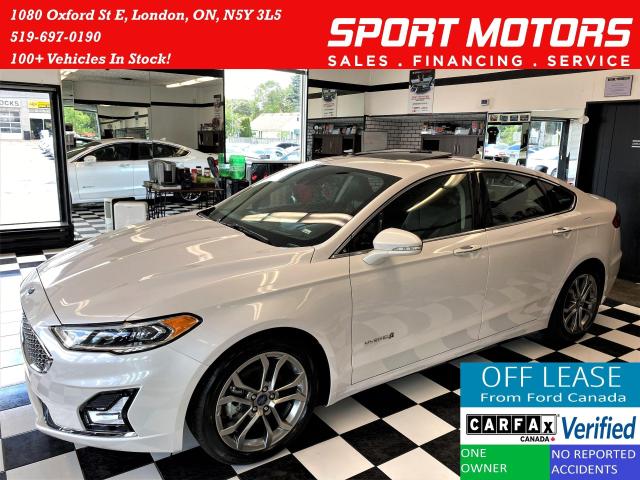 2019 Ford Fusion Hybrid Titanium+Nav+Cooled Seats+Tech PKG+Accident Free