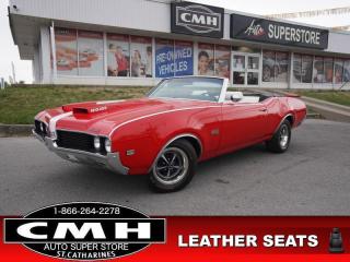 Used 1969 Oldsmobile Cutlass Cutlass  H.O. 455-V8 CONVERTIBLE SPORT-HOOD TRUNK-SPOILER for sale in St. Catharines, ON