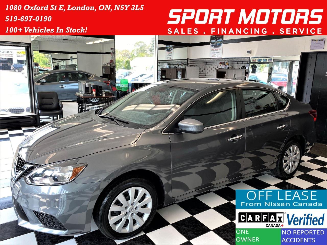 2017 Nissan Sentra SV+Camera+Heated Seats+Push Start+ACCIDENT FREE