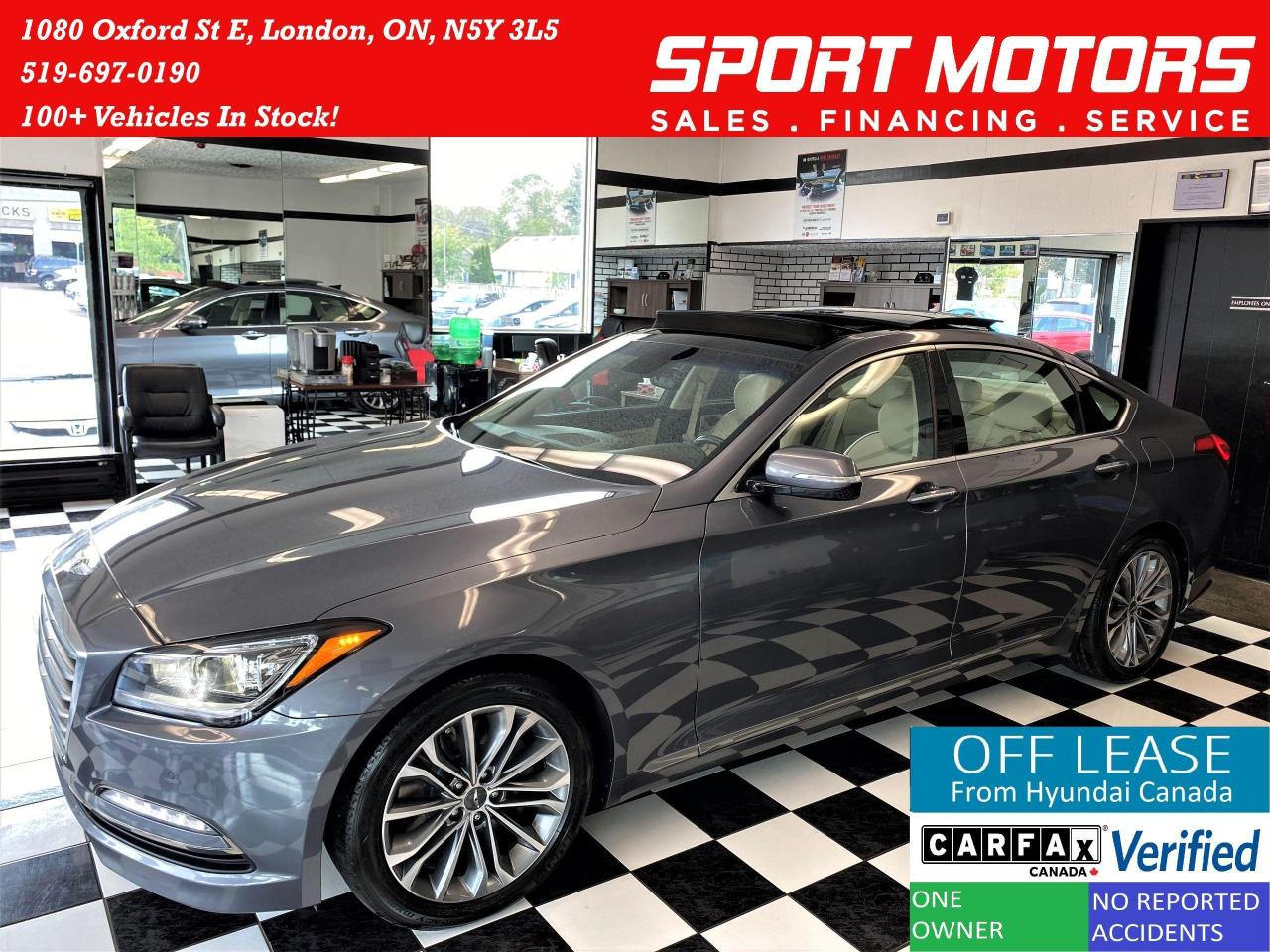 2016 Hyundai Genesis Luxury+Cooled Seats+Apple Play+Roof+ACCIDENT FREE - Photo #1
