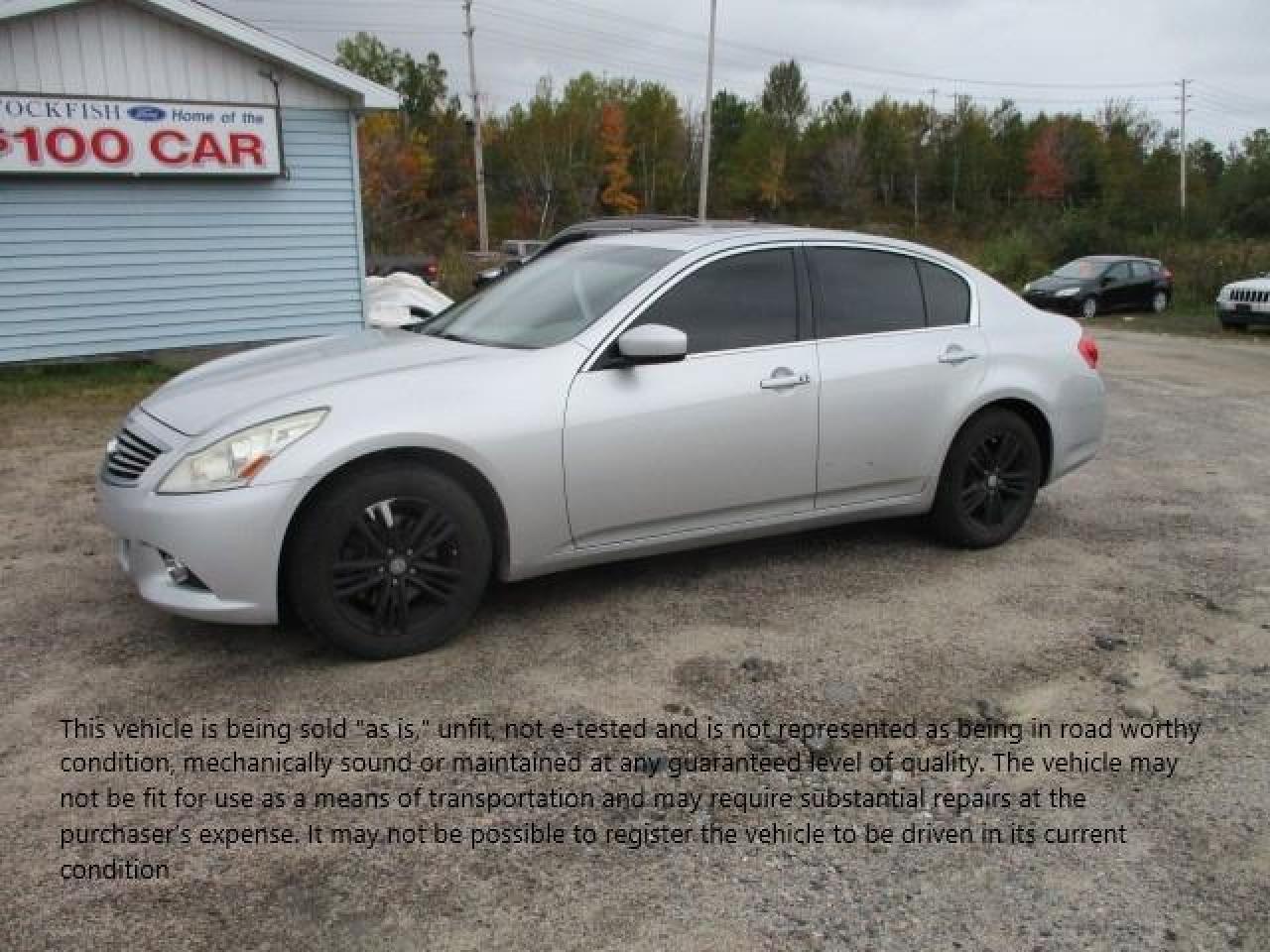 Used 2011 Infiniti G25 Sedan Luxury for Sale in North Bay, Ontario