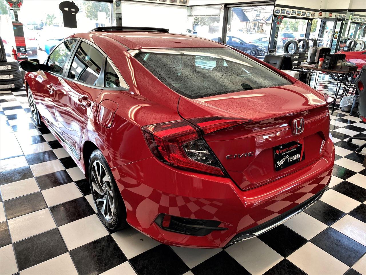 2019 Honda Civic EX+Lane Keep+Camera+Apple Play+Roof+Accident Free - Photo #2
