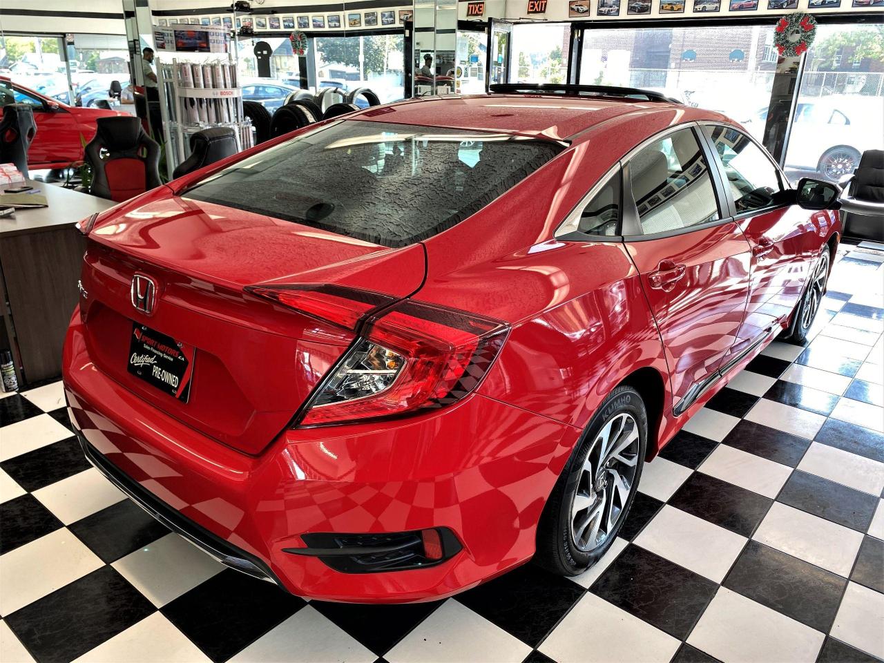 2019 Honda Civic EX+Lane Keep+Camera+Apple Play+Roof+Accident Free - Photo #4