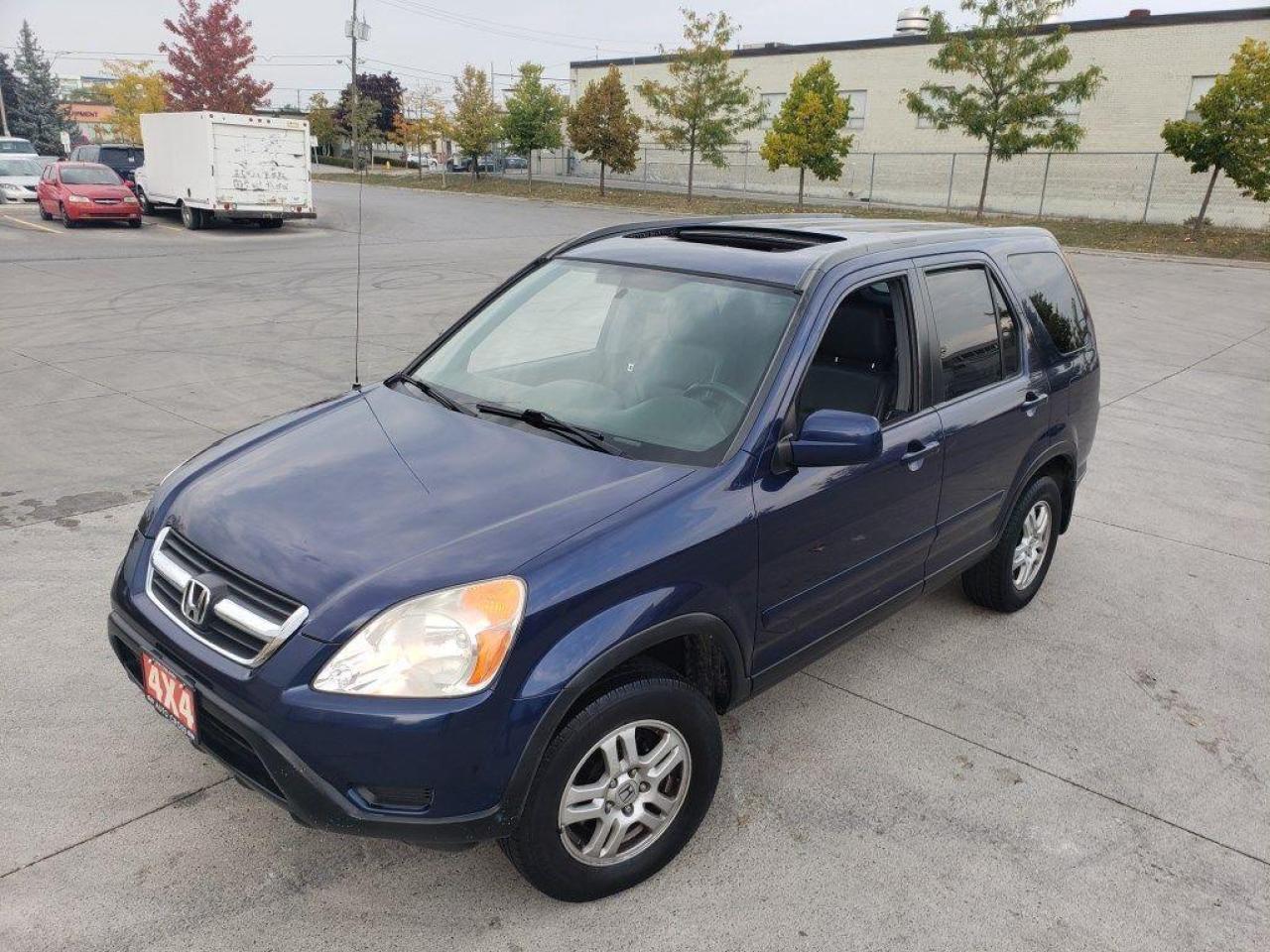 Used 04 Honda Cr V Ex L 4wd Leather Sunroof 3 Y Warranty Availa For Sale In Toronto Ontario Carpages Ca