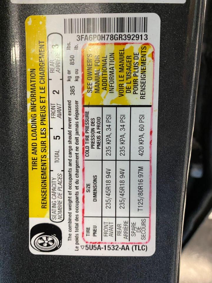 2016 Ford Fusion SE+Camera+Heated Seats+New Tires+ACCIDENT FREE - Photo #42