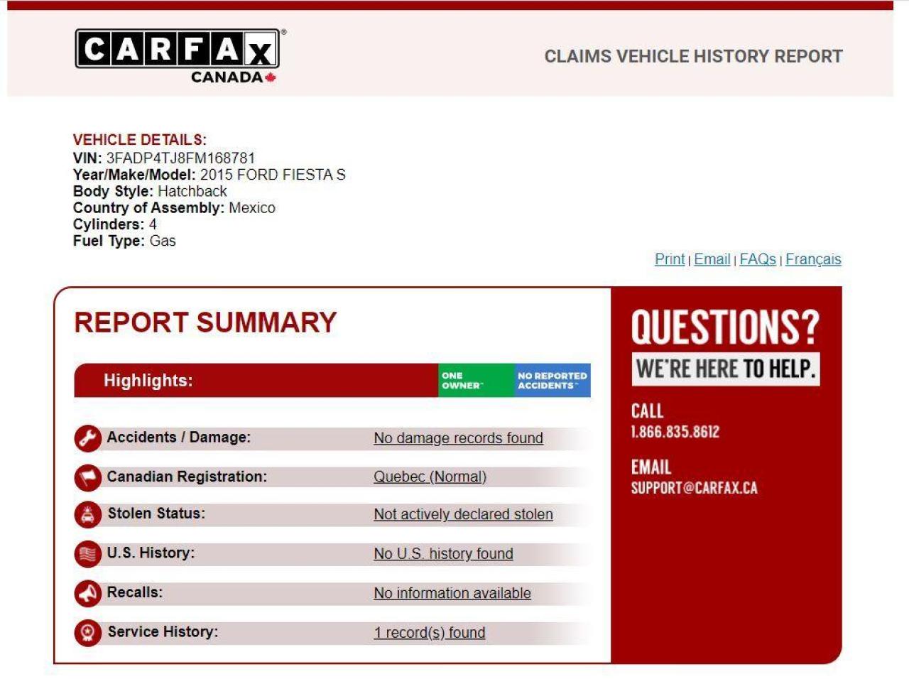 2015 Ford Fiesta S+AC+New Brakes+Bluetooth*$42 Weekly*ACCIDENT FREE - Photo #12