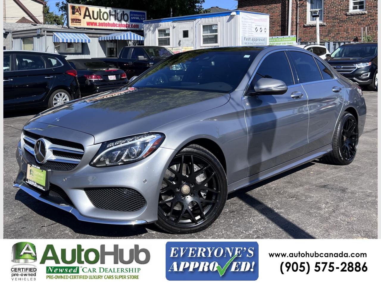 Used 2016 Mercedes-Benz C-Class C300 4MATIC/Premium Plus/Sport/LED Lights/AMG Pkg/Drive&Lane Assist Pkg! for sale in Hamilton, ON