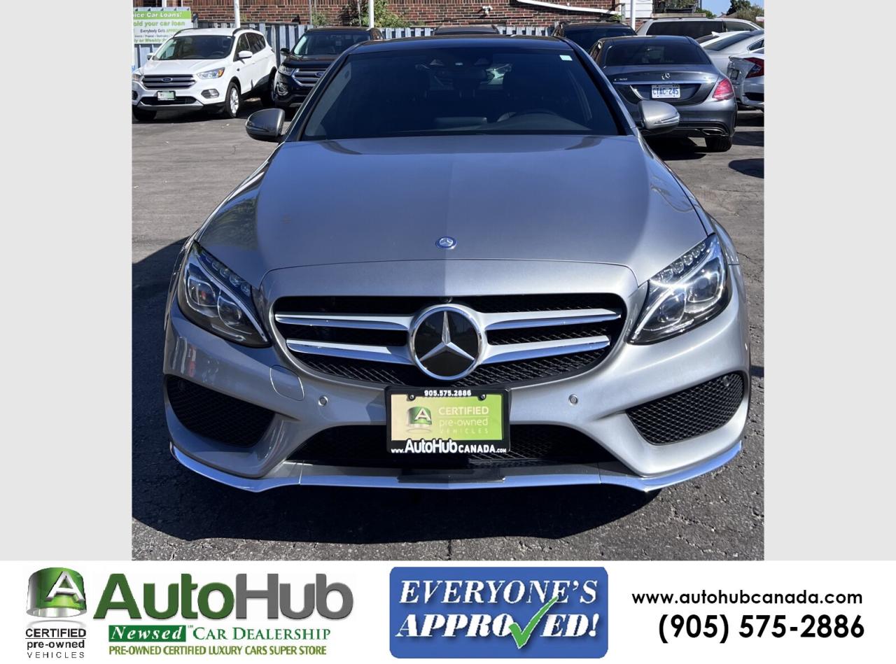 2016 Mercedes-Benz C-Class C300 4MATIC/Premium Plus/Sport/LED Lights/AMG Pkg/Drive&Lane Assist Pkg! Photo