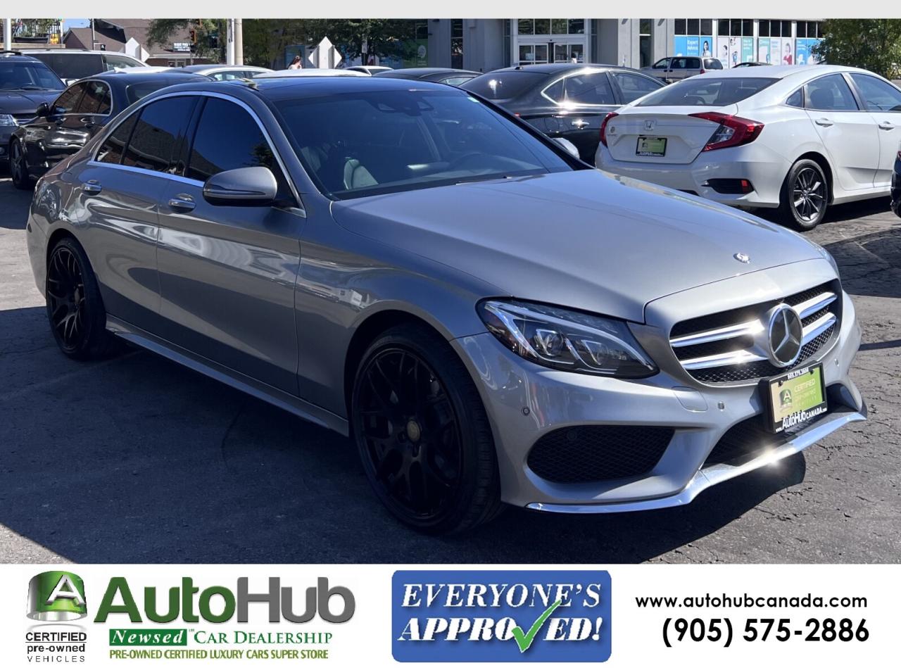 2016 Mercedes-Benz C-Class C300 4MATIC/Premium Plus/Sport/LED Lights/AMG Pkg/Drive&Lane Assist Pkg! Photo