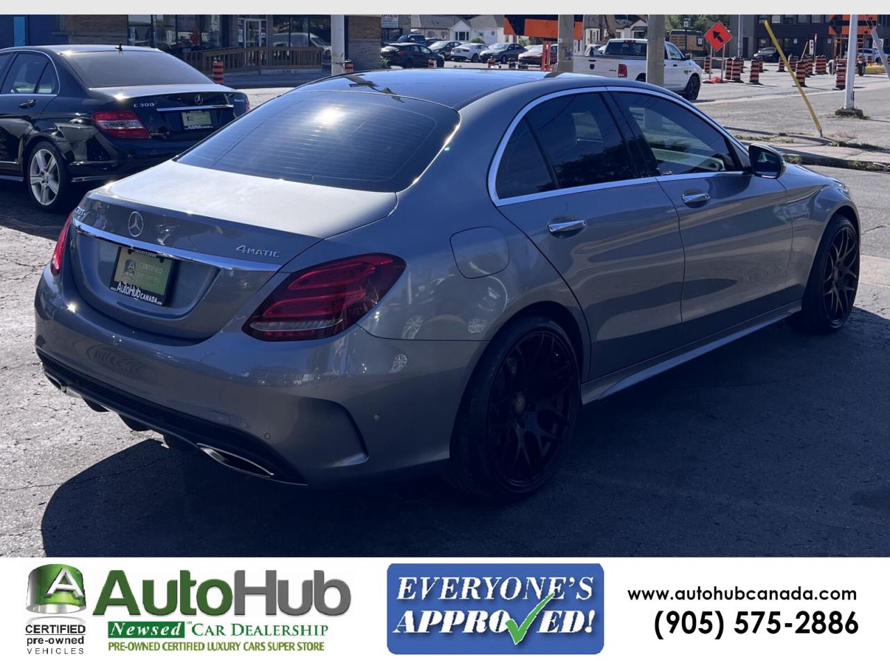 2016 Mercedes-Benz C-Class C300 4MATIC/Premium Plus/Sport/LED Lights/AMG Pkg/Drive&Lane Assist Pkg! Photo
