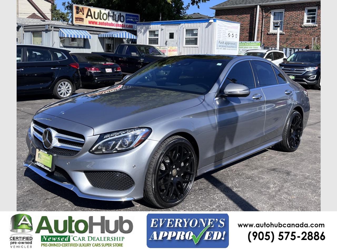 2016 Mercedes-Benz C-Class C300 4MATIC/Premium Plus/Sport/LED Lights/AMG Pkg/Drive&Lane Assist Pkg! Photo