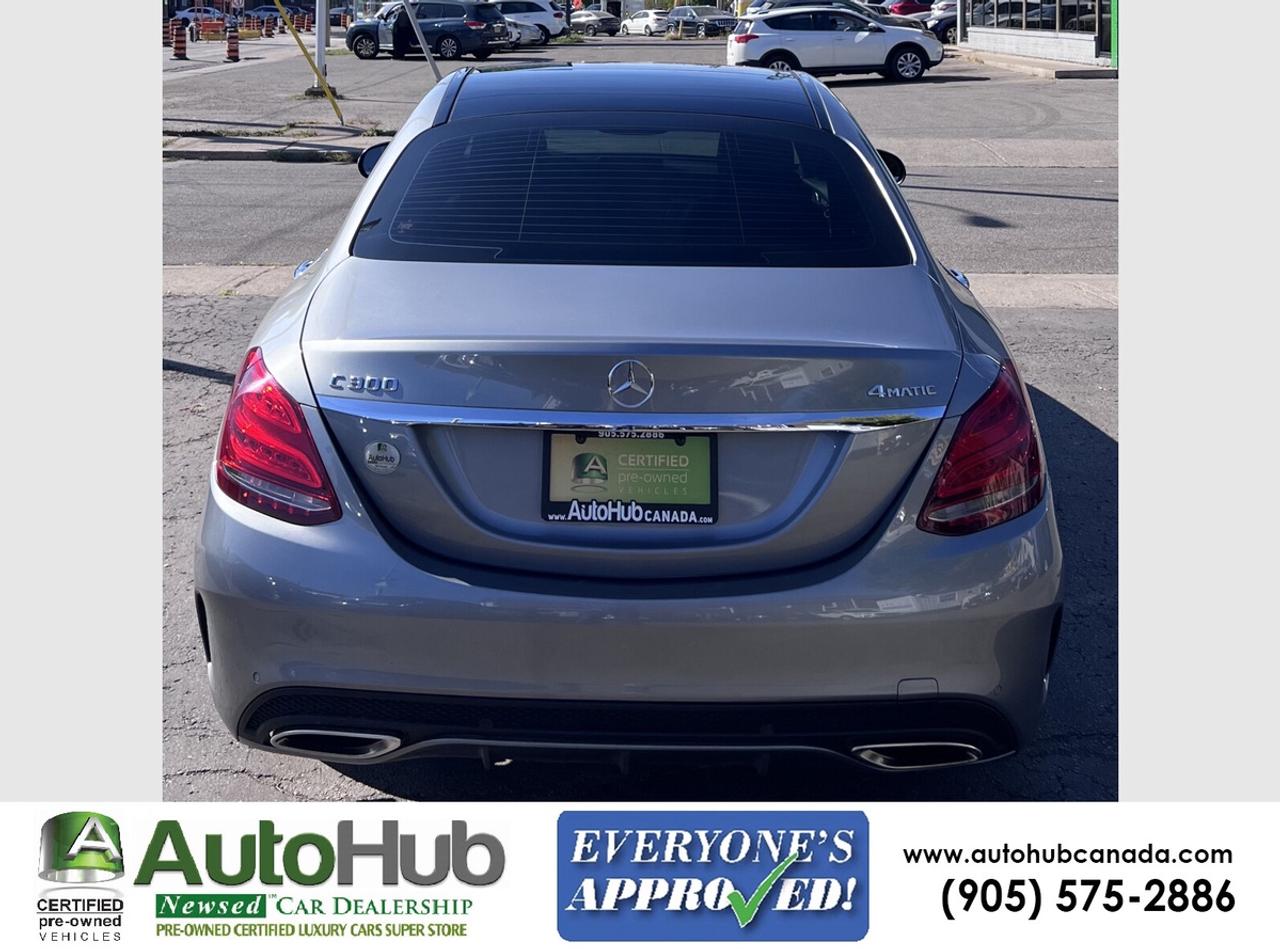 2016 Mercedes-Benz C-Class C300 4MATIC/Premium Plus/Sport/LED Lights/AMG Pkg/Drive&Lane Assist Pkg! Photo