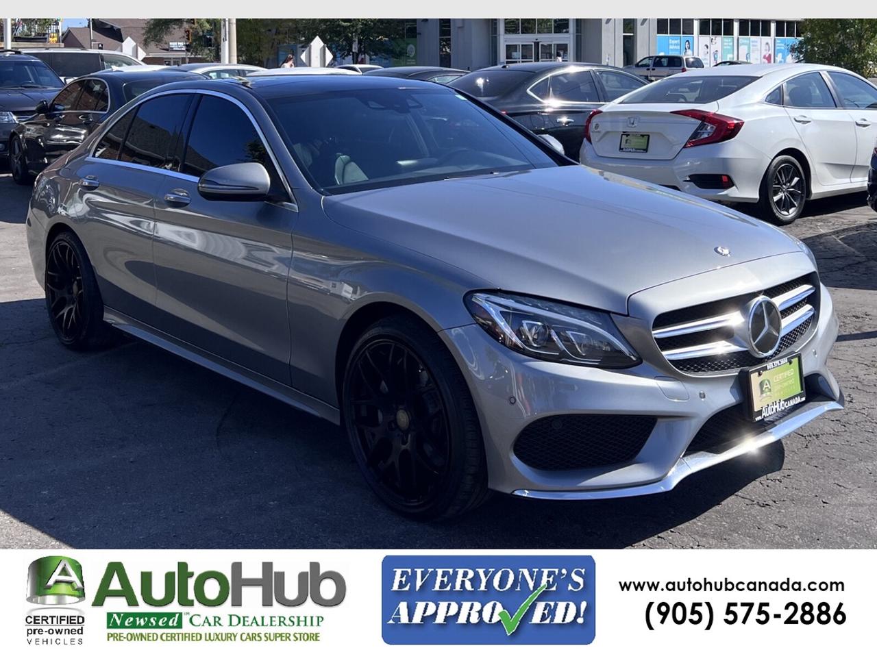 2016 Mercedes-Benz C-Class C300 4MATIC/Premium Plus/Sport/LED Lights/AMG Pkg/Drive&Lane Assist Pkg! Photo
