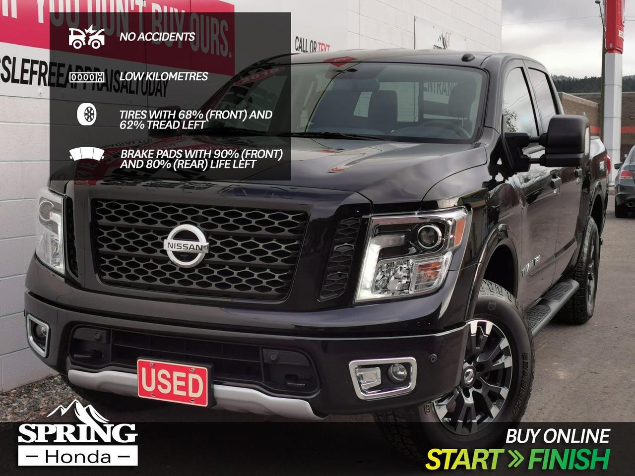 Used 2018 Nissan Titan Pro 4x No Accidents Low Km S One Owner 2 Sets Of Keys Tonneau Cover Step Rails For Sale In Cranbrook British Columbia Carpages Ca