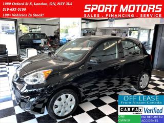 Used 2016 Nissan Micra S+A/C+New Tires & Brakes+ACCIDENT FREE for sale in London, ON