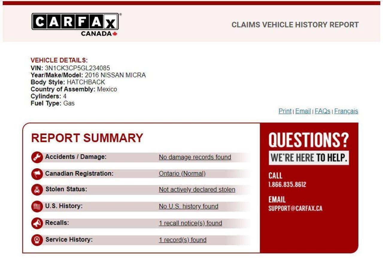 2016 Nissan Micra S+A/C+New Tires & Brakes+ACCIDENT FREE - Photo #12