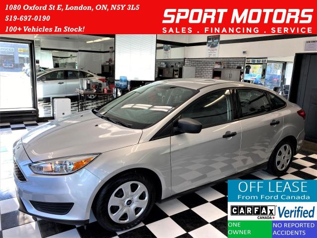 2016 Ford Focus S+Camera+Bluetooth+Cruise+ACCIDENT FREE
