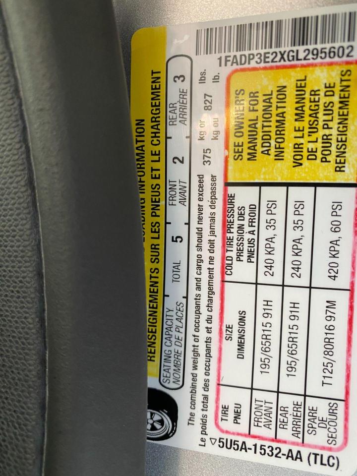 2016 Ford Focus S+Camera+Bluetooth+Cruise+ACCIDENT FREE - Photo #41